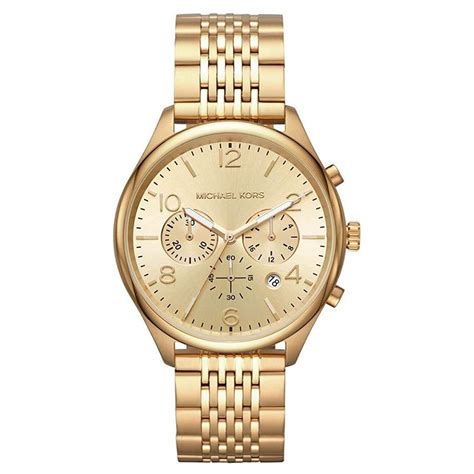 đồng hồ michael kors nam màu vàng|michael kors nam.